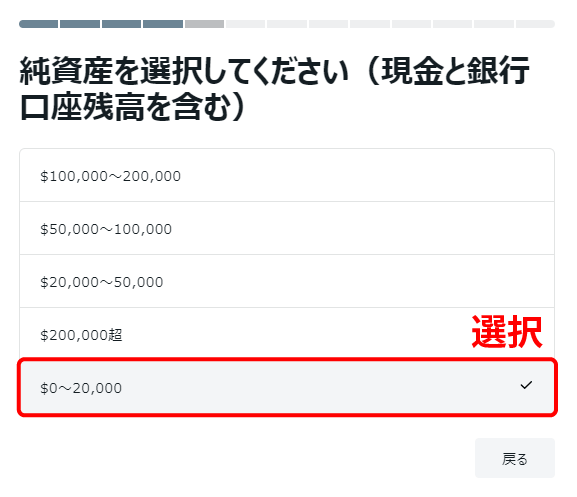 Exness(エクスネス)に純資産を申告